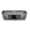 A5 18 RS5 GRILLE (WO LOGO) إطار فضي
