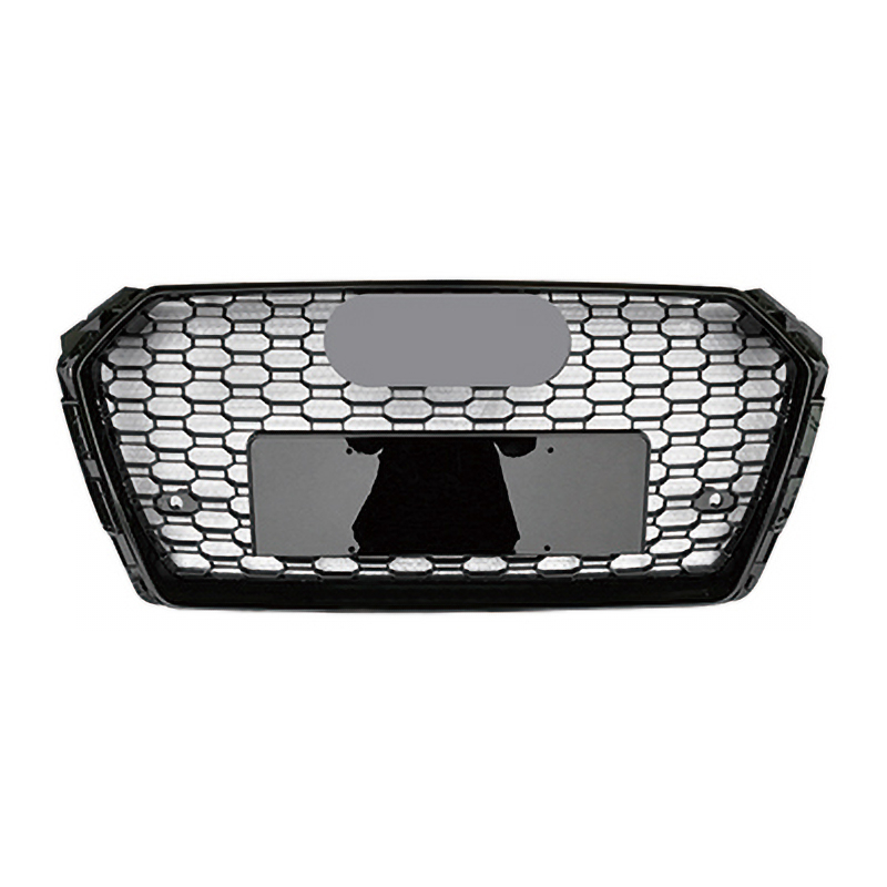 A4 17 RS4 GRILLE (W LOGO) إطار أسود