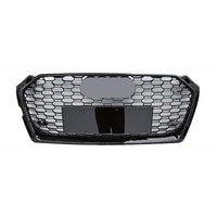 A5 18 RS5 GRILLE (W LOGO) إطار أسود